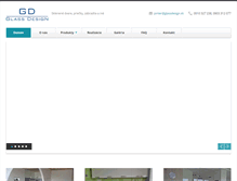 Tablet Screenshot of glassdesign.sk